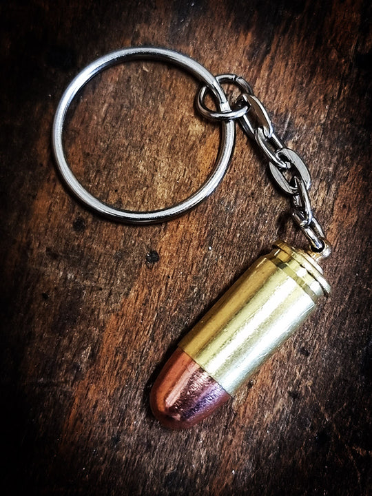 Schlüsselanhänger "Patrone 9mm"