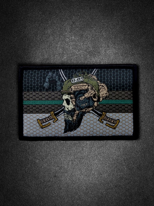 "Blackflag Thin Line Flagge" Woven Patch