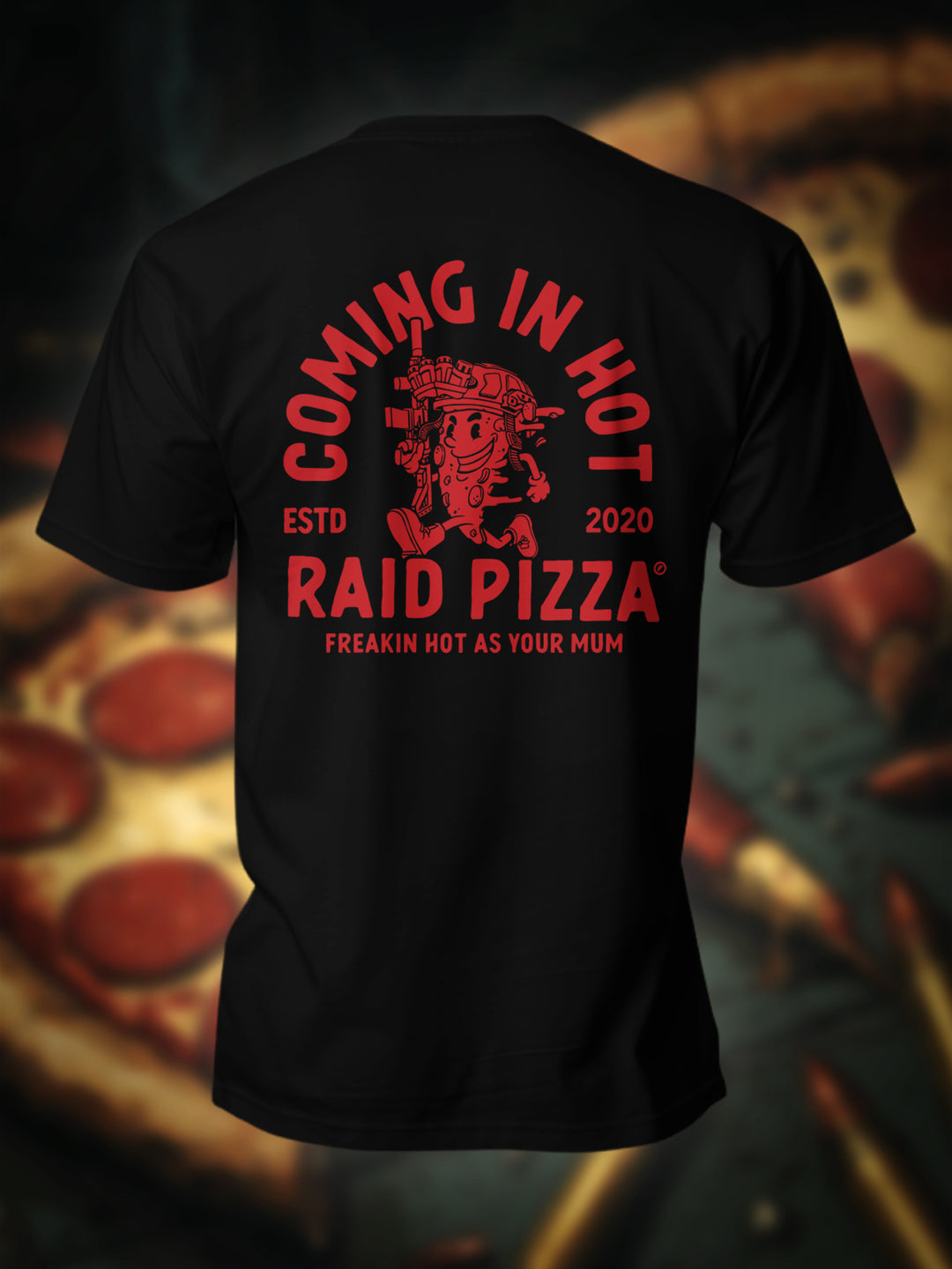 "RAID PIZZA" Premium Shirt