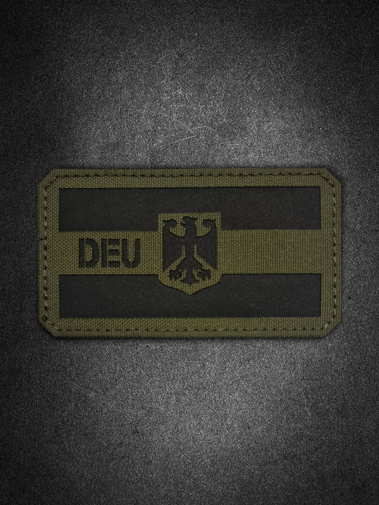 "DEU Adler" lasercut patch