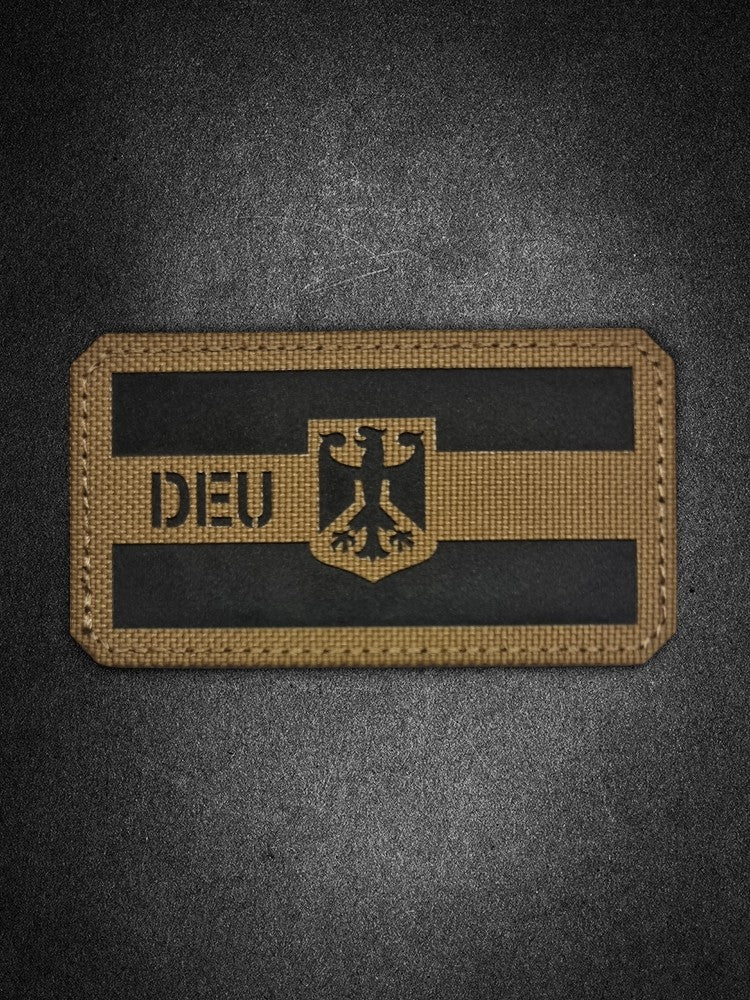 "DEU Adler" lasercut patch