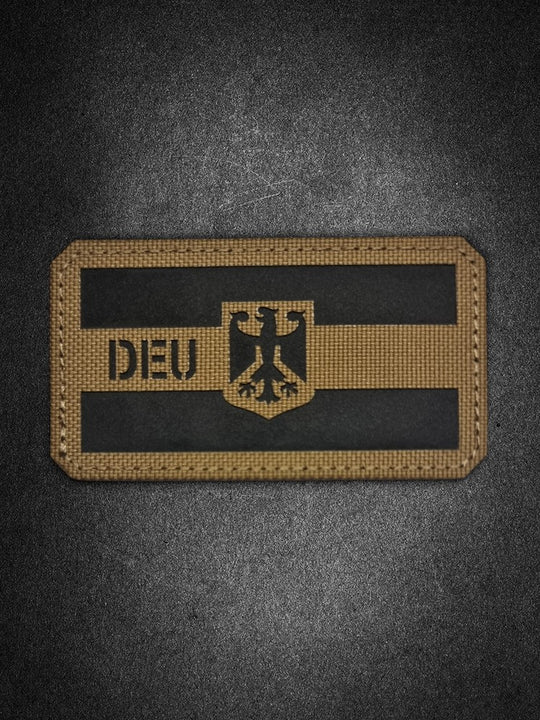 "DEU Adler" lasercut patch