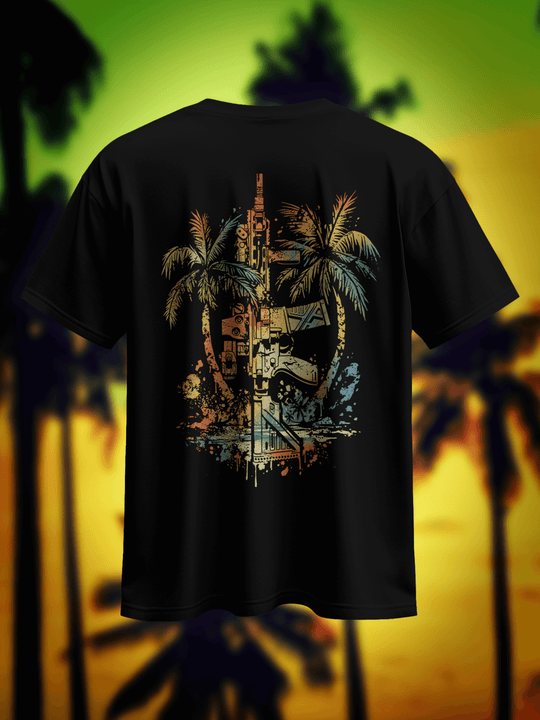 "Tropical Ninety Five" Heavy Oversize Shirt