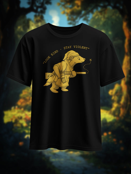 "Stay Violent" Heavy Oversized Shirt