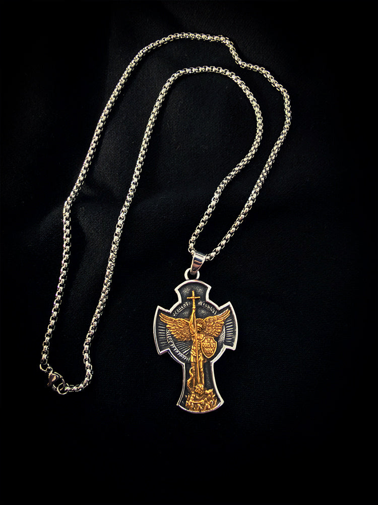 "St. Michael - Quis ut Deus" Halskette