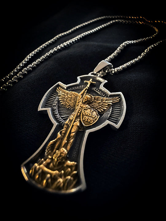 "St. Michael - Quis ut Deus" Halskette