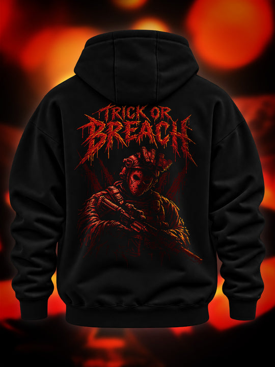 "Trick or Breach" Oversize Hoodie