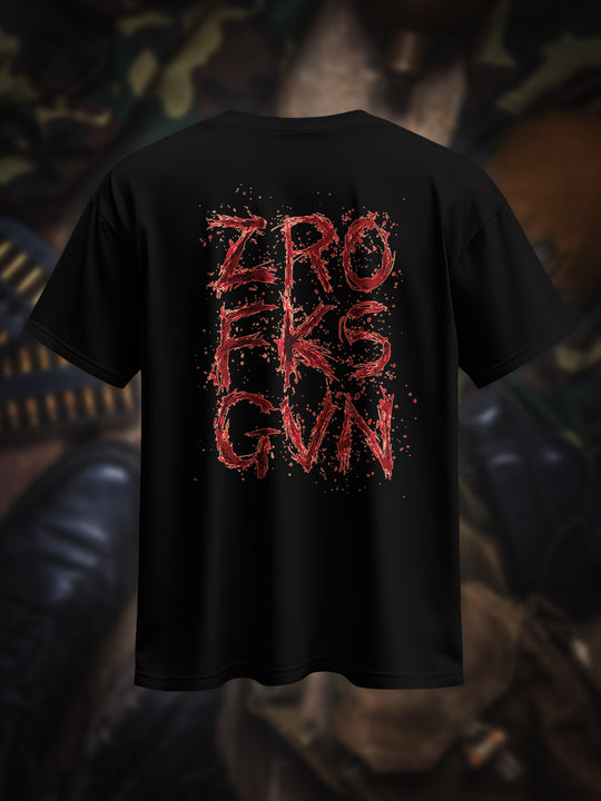 "Zero F**S" Heavy Oversize Shirt