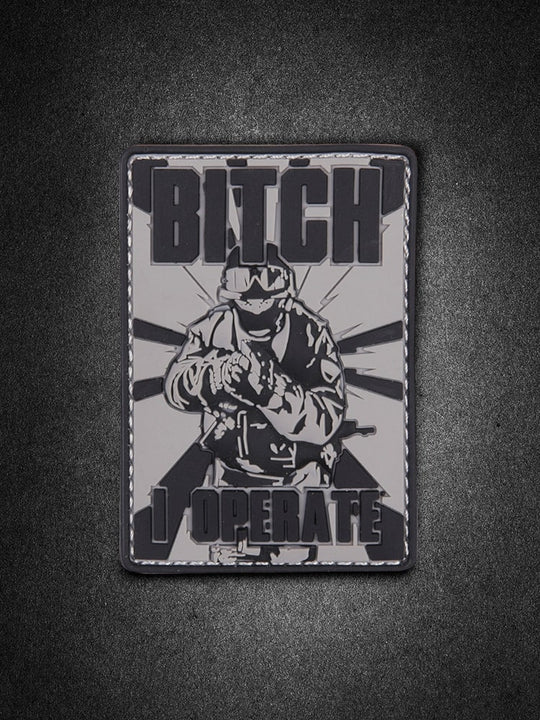 "Bitch I Operate" PVC Patch