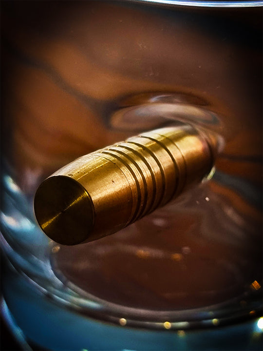 "Bulletproof" whiskey glass 12.7mm