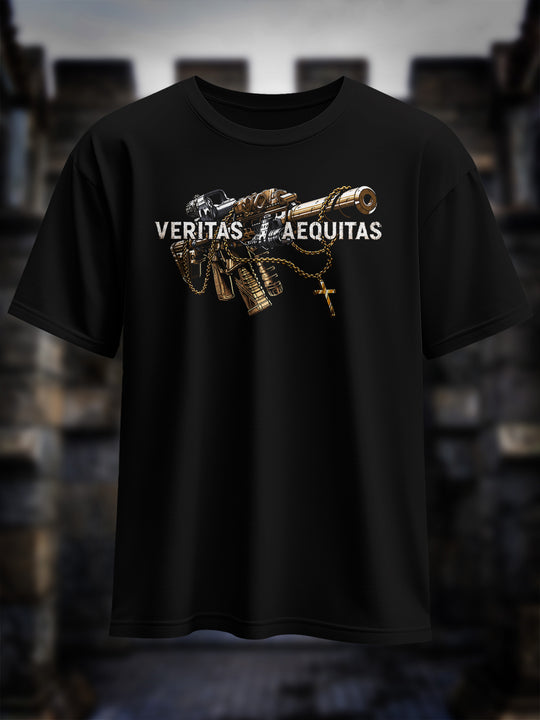 "Veritas Aequitas" Premium Oversize Shirt