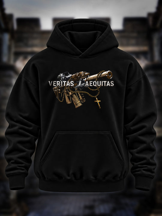 "Veritas Aequitas" Oversize Hoodie