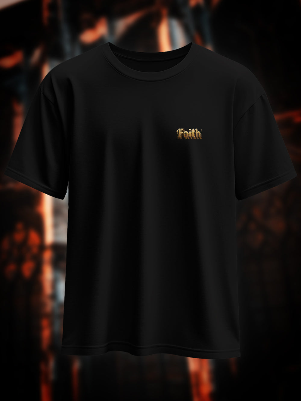 "Faith" Heavy Oversize Shirt