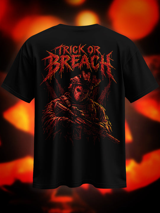 "Trick or Breach" Premium Oversize Shirt