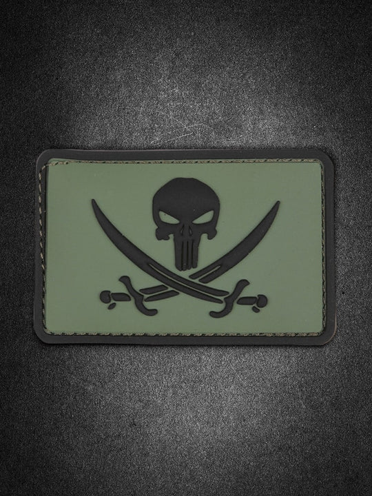"Punisher Pirate" PVC Patch