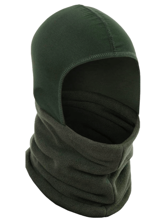"Arctic Fleece" circular scarf with head section