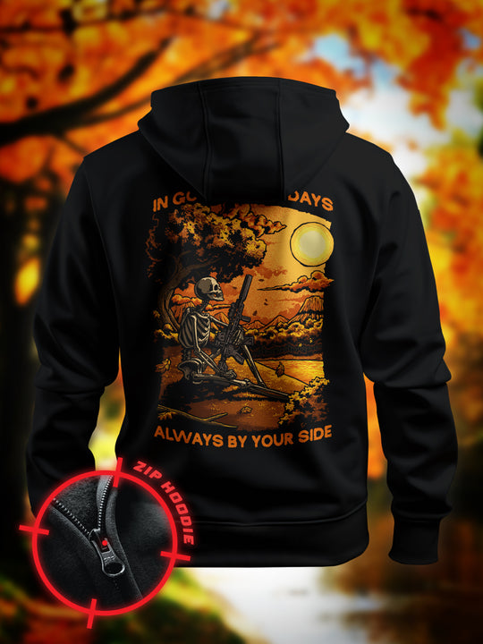"Good & Bad Days" Premium Zip Hoodie