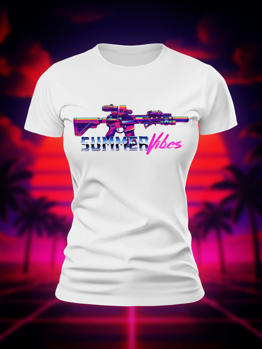 "Summer Vibes Retro" Damen T-Shirt