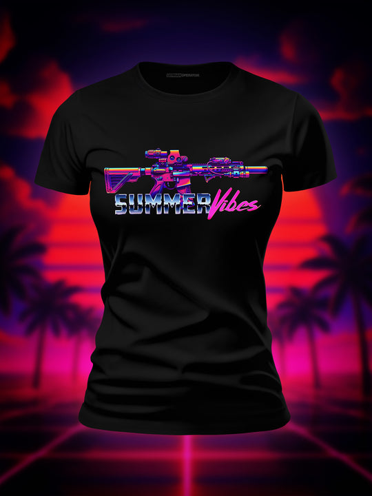 "Summer Vibes Retro" Damen T-Shirt