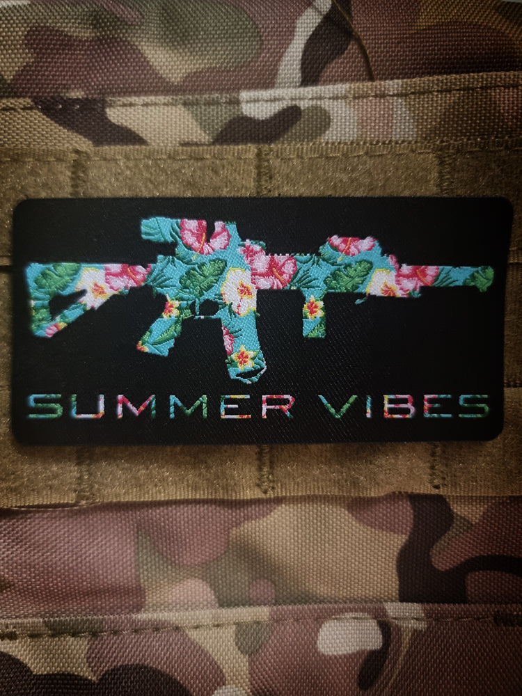 "Summer Vibes" Woven Patch