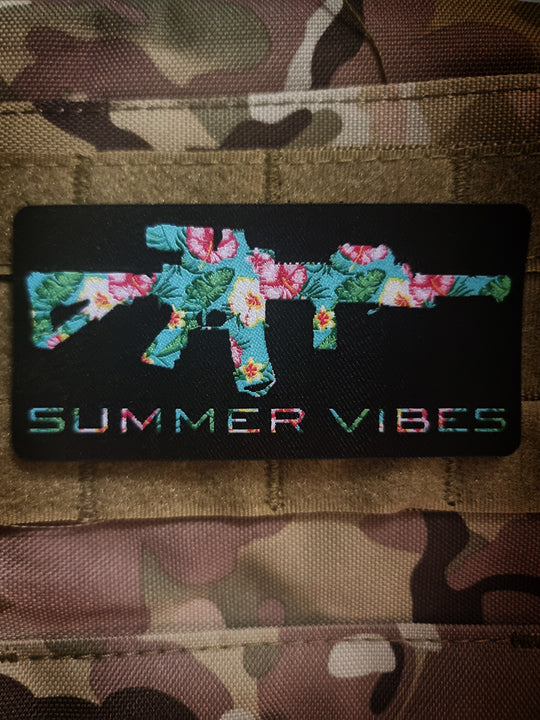 "Summer Vibes" Woven Patch