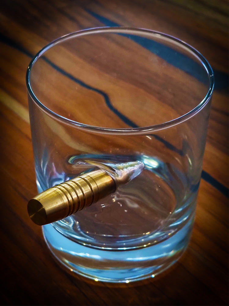 "Bulletproof" whiskey glass 12.7mm
