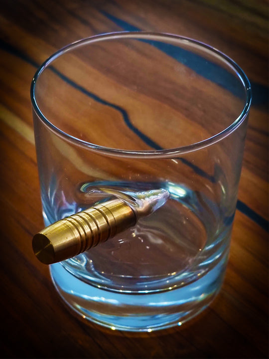 "Bulletproof" whiskey glass 12.7mm