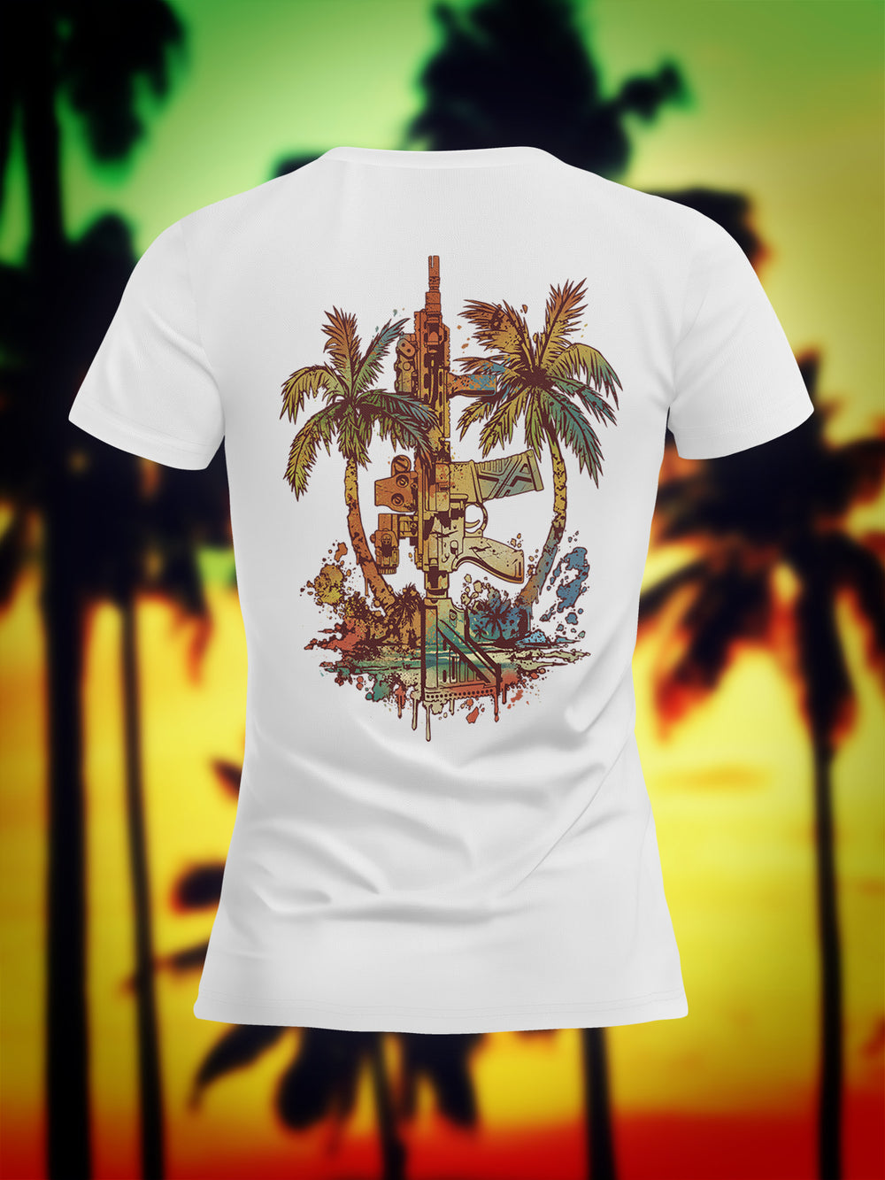 "Tropical Ninety Five" Damen T-Shirt